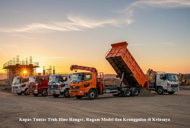 Kupas Tuntas Truk Hino Ranger, Ragam Model dan Keunggulan di Kelasnya